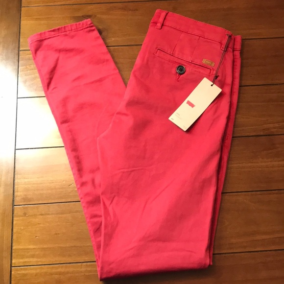 LEVI’S Red Men’s Everyday Chinos Pants 27 - Picture 2 of 8